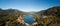 Aerial Panoramic View of Daisy Lake
