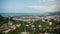 Aerial panoramic view of downtown of Batumi