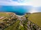 Aerial panoramic view of Isle of WIght