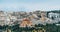 Aerial panoramic view of the Thessaloniki city, old Byzantine Ca