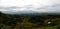 Aerial panoramic view to Mount Hagen city, Papua New Guinea