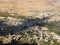 Aerial panoramic View to Shibam fortress and old city in Yemen