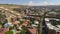 Aerial panoramic view of Yerevan city with famous Cascade stairway, sightseeing