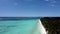 Aerial paradise mauritius island Africa