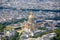 Aerial Paris skyline and Invalides France