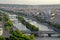 Aerial Paris view