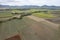 An Aerial Patchwork Of Sugarcane Fields