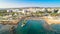 Aerial Pernera beach, Protaras, Cyprus