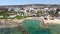 Aerial Pernera beach, Protaras, Cyprus