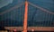 Aerial Perspective of the Golden Gate Bridge in San Francisco