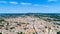 Aerial photo of Aix en Provence city