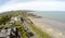 Aerial photo of Ballygally beach Co. Antrim
