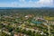 Aerial photo Barry University Miami Florida college campus