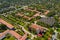 Aerial photo Barry University Miami Florida college campus