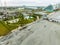 Aerial photo Breakers Oceanfront Park after Hurricane Nicole