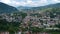 Aerial photo of city Jajce in Bosnia and Herzegovina