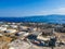 Aerial photo of famous full working plant and oil refinery of Motor Oil in Corinth area, Greece