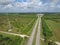 Aerial photo of the Florida Turnpike