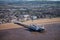 Aerial photo of the Grand Pier at Weston Super Mare, England