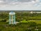 Aerial photo Hollywood Florida water tower