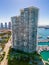 Aerial photo Icon Condominium South Beach waterfront