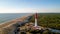 Aerial photo of lighthouse La Coubre