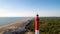 Aerial photo of lighthouse La Coubre in La Tremblade, Charente M