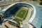 Aerial photo McLane Stadium Baylor University Waco Texas