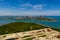 Aerial photo Miami Beach view of Fisher Island