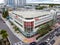 Aerial photo Michaels Miami Beach building and rooftop parking