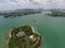 Aerial photo Monument Island Miami Beach