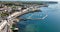 Aerial photo of Portaferry on Strangford Lough County Down Northern Ireland