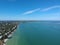 Aerial photo Sanibel beach