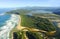 Aerial photo of Sedgefield, Garden Route, South Africa