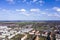 Aerial photo of a small town in Germany