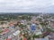 Aerial photo - Sultan Ismail Petra Mosque located at Kota Bharu, Kelantan, Malaysia.