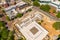 Aerial photo Tallahassee FL State Capitol Building under expansion construction