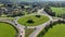 Aerial photo of Templepatrick Roundabout Ballyclare in County Antrim Northern Ireland