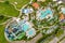Aerial photo Tidal Cove Waterpark Aventura Florida USA Turnberry Resort