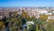 Aerial photo of Toulouse city center