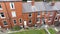 Aerial photo of a typical housing estate in Birkby close to the town centre in Huddersfield, in the Kirklees borough of West