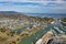 Aerial photo of waterfront houses in Melbourne of Australia