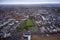 Aerial photo of Waterloo Square in Bognor Regis