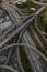 Aerial Photograph American Freeway Intersection