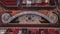 Aerial photograph of the center of Toluca, Mexico, overhead image of the Plaza Gonzales Arratia.