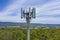 Aerial photograph of the communications bundle on a telco tower