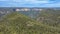 Aerial photograph of the Grose Valley in the Blue Mountains in Australia