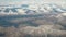 Aerial photograph, massif and clouds. Austria