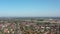 Aerial photograph with an overview of a small town in Germany