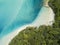 Aerial photographs of the Tallebudgera Creek inlet.